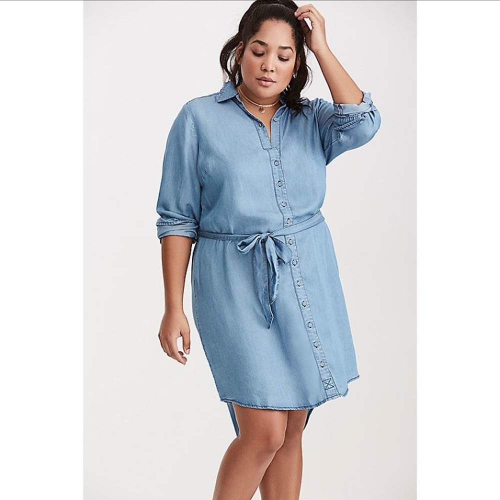 New torrid shirt dress plus size women 1x - Picture 2 of 7